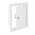 Access Panel Door Metal With Lock, White 200mm x 300mm