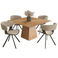 LeisureMod Zephyr 5-Piece Dining Set