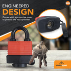 Weatherproof Padlock 40mm | Outdoor Security Lock Includes 3 Keys