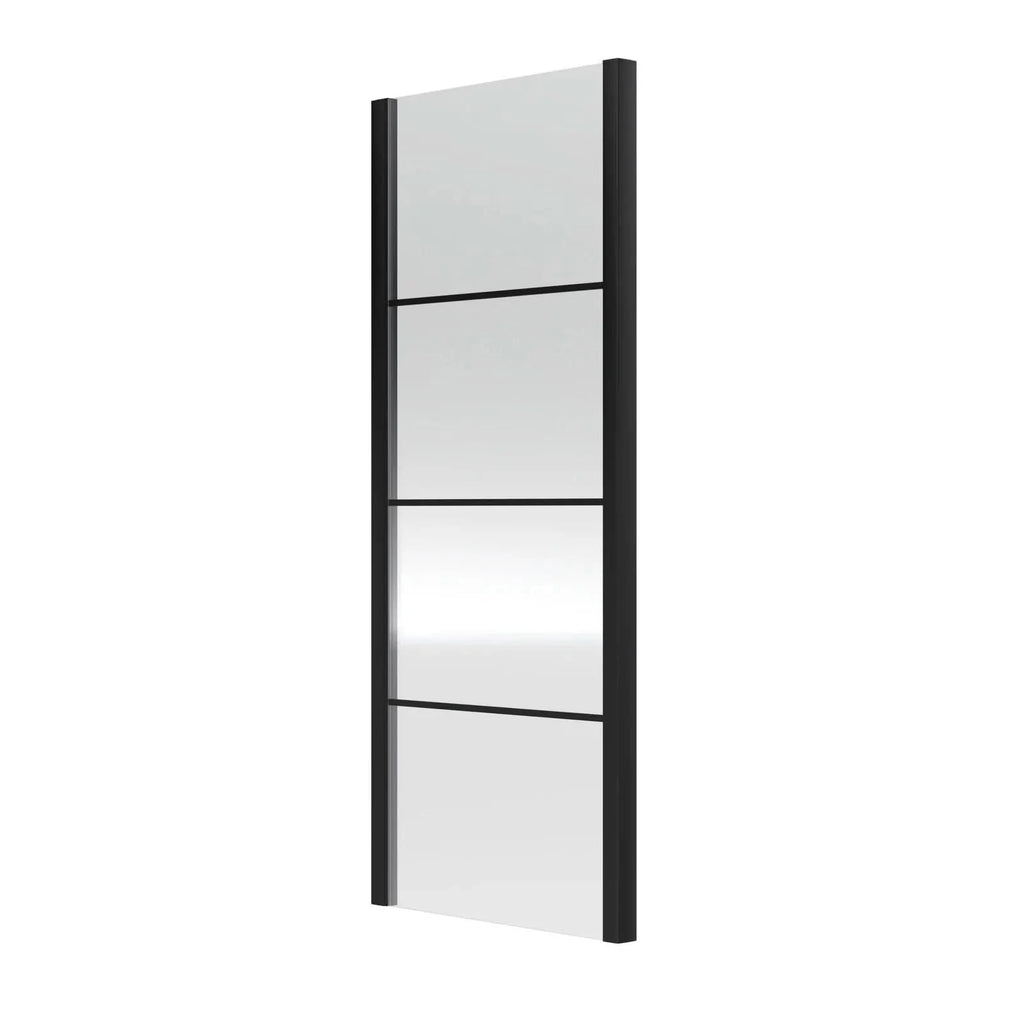 Cove 8mm Glass Side Panel - Matt Black