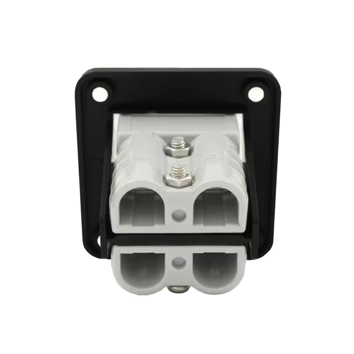 Exotronic Flush Mount Dual 50A Anderson Plug Panel w/ 2x 50A Grey Anderson Plugs