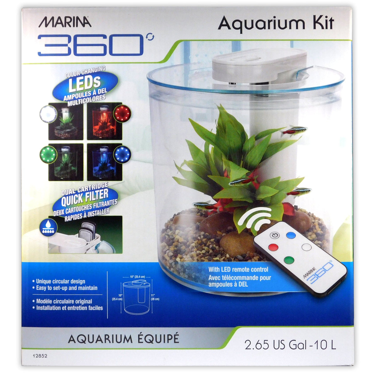 Marina 360 Aquarium w/ LED remote