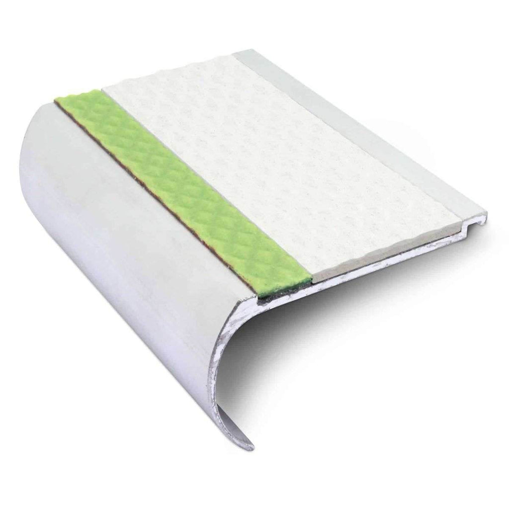 AHD07 70 x 40mm Non Slip Tredsafe Stair Nosing - Cayrus World of Finishing