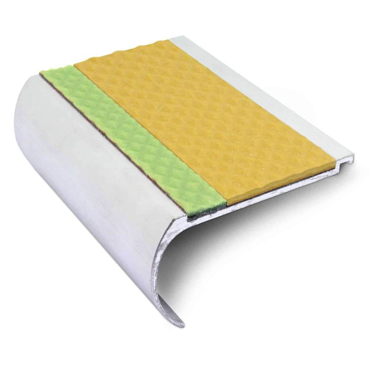 AHD07 70 x 40mm Non Slip Tredsafe Stair Nosing - Cayrus World of Finishing