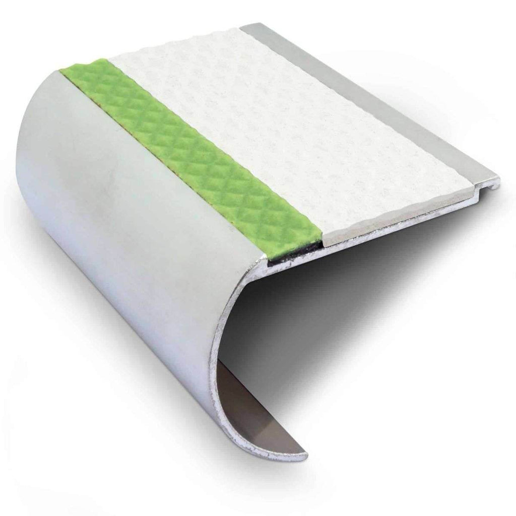 AHD08 71 x 55mm Non Slip Tredsafe Stair Nosing - Cayrus World of Finishing