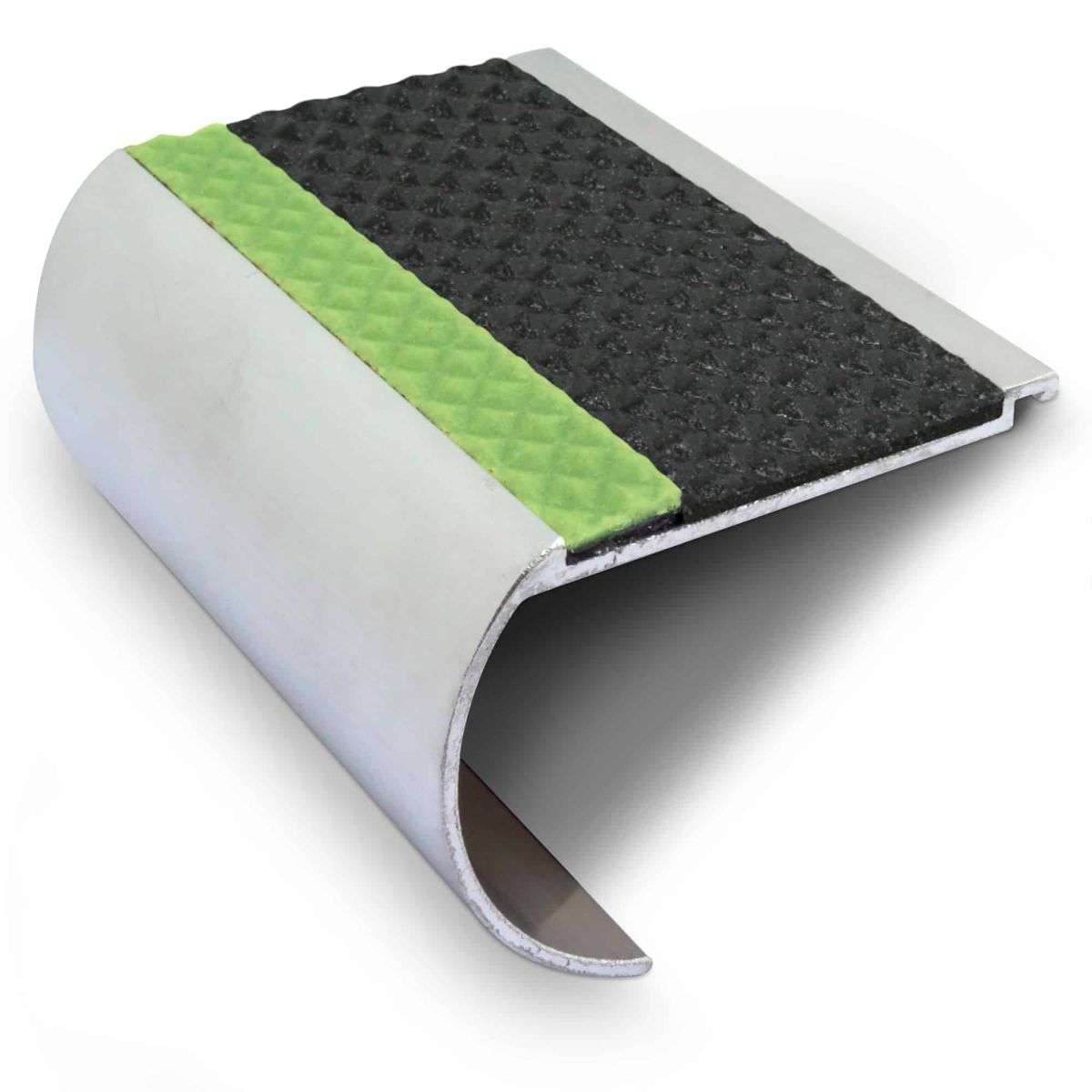 AHD08 71 x 55mm Non Slip Tredsafe Stair Nosing - Cayrus World of Finishing