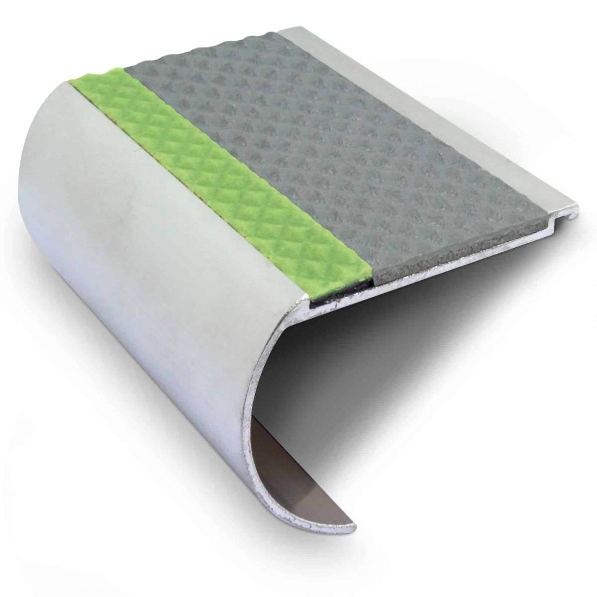 AHD08 71 x 55mm Non Slip Tredsafe Stair Nosing - Cayrus World of Finishing