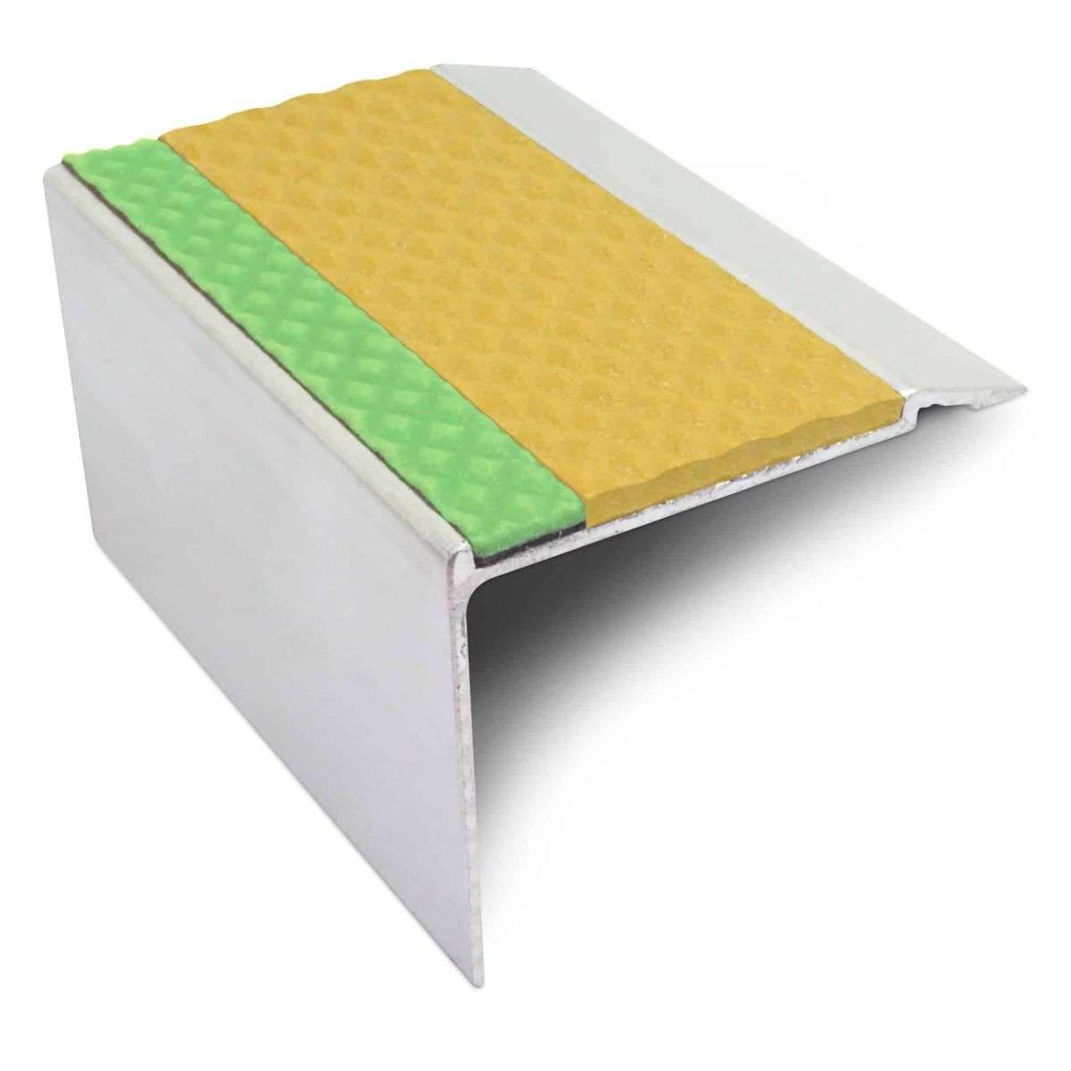 AHD22 72 x 55mm Non Slip Tredsafe DDA Compliant Stair Nosing - Cayrus World of Finishing