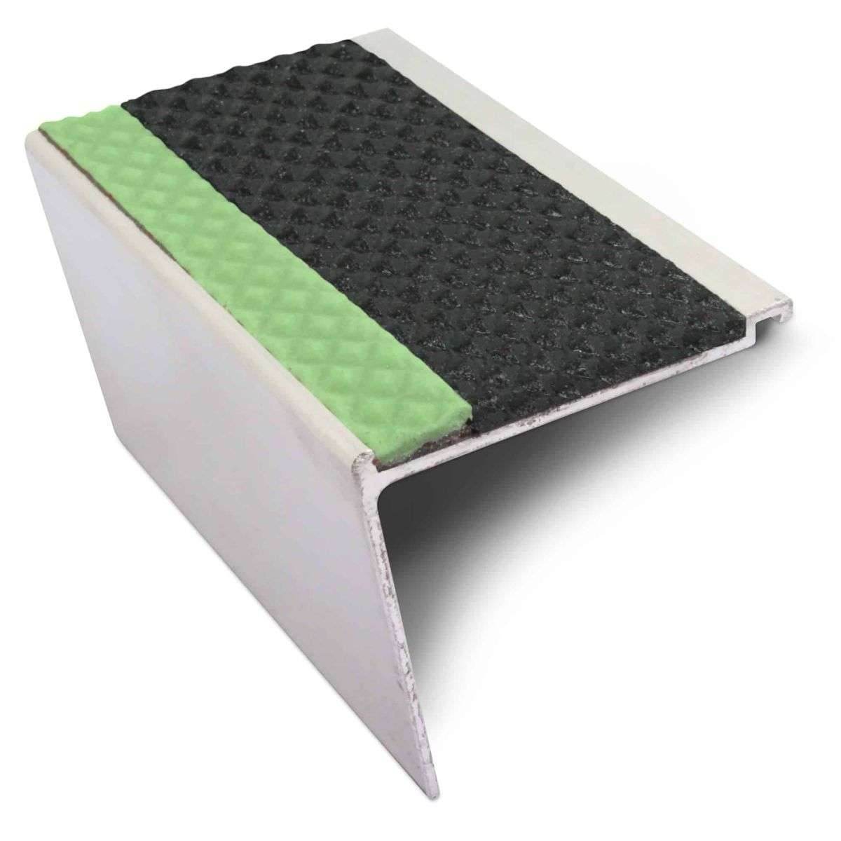 AHD24 60 x 55mm Tredsafe Non Slip DDA Compliant Stair Nosing - Cayrus World of Finishing