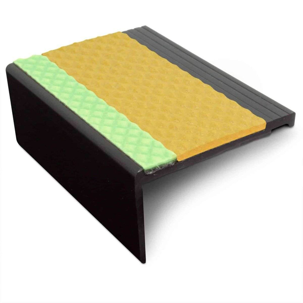 AHP 67.5 x 39mm Non Slip Tredsafe Aluminator® Heavy Duty PVC Stair Nosing - Cayrus World of Finishing