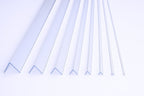 1m & 2.44m Length – Clear PVC Corner Angle Trim Transparent Plastic 90° Edge Protector