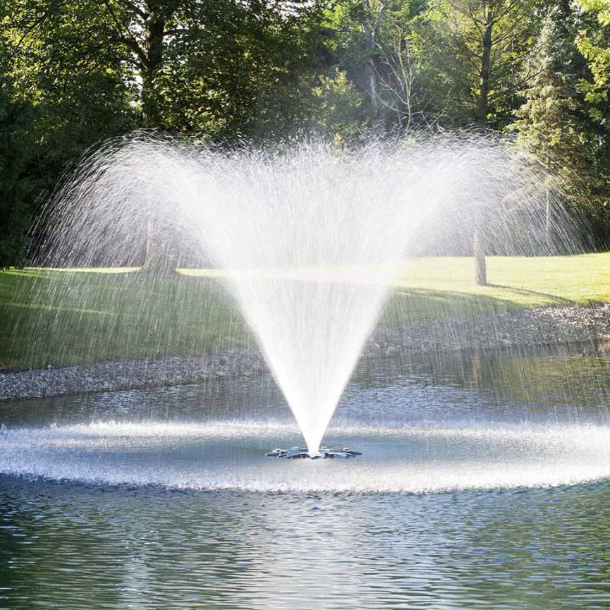 PondSeries 2 HP - 230V Fountain, No Cord, NEMA 3R Control Panel, 3 Patterns. Use 651252, 651223 - 651225, 651233 - 651239 Power cords