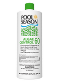 Pool Season Algaecide Poly 60 -  Algae Control 60, 1 Quart