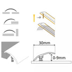 Aluminium Door Threshold Strip  30mm 4-in-1 Multi-Purpose Floor Trim S30K