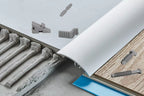 Self Adhesive Aluminium Door Threshold Strip 30 MM x 930 MM Length Silver 5in1 Installation System