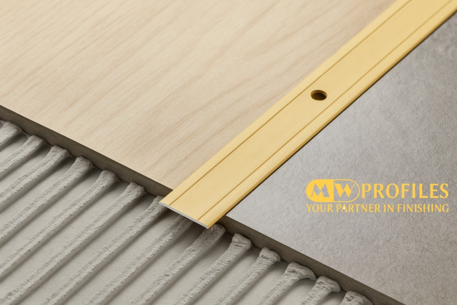 Aluminium Door Threshold Strip 30 MM x 900 MM Length Anodised Screw-Fix Silver Gold Champagne LPP30