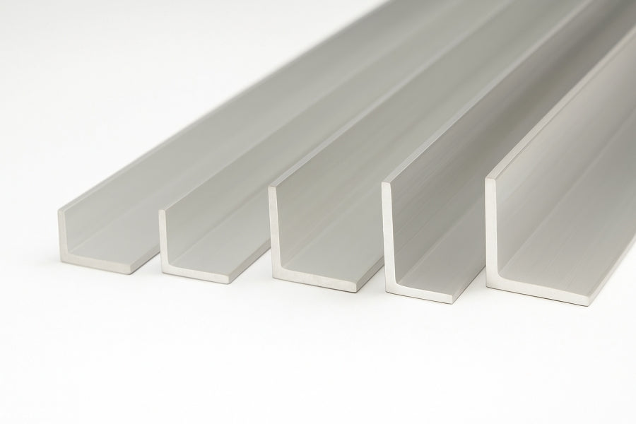 Natural Aluminium Extruded Angle Corner 1 M / 39.37" Length
