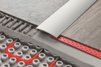 Aluminium Door Threshold Strip Self-Adhesive -40mm x 930mm- Anodised Transition Trim - LW40K