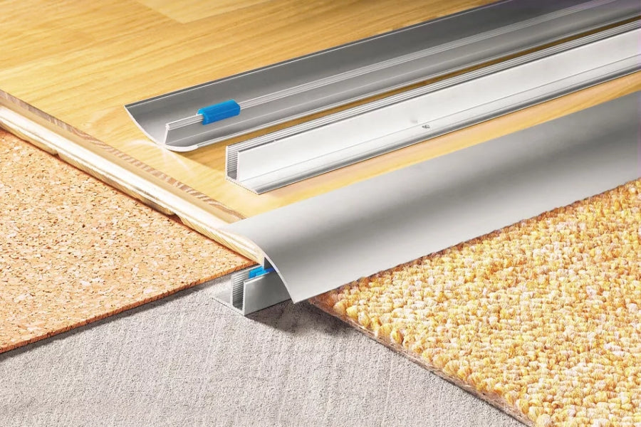 Aluminium Door Threshold Strip 50 MM x 900 MM Length Anodised Transition Door Bar FIX LW50