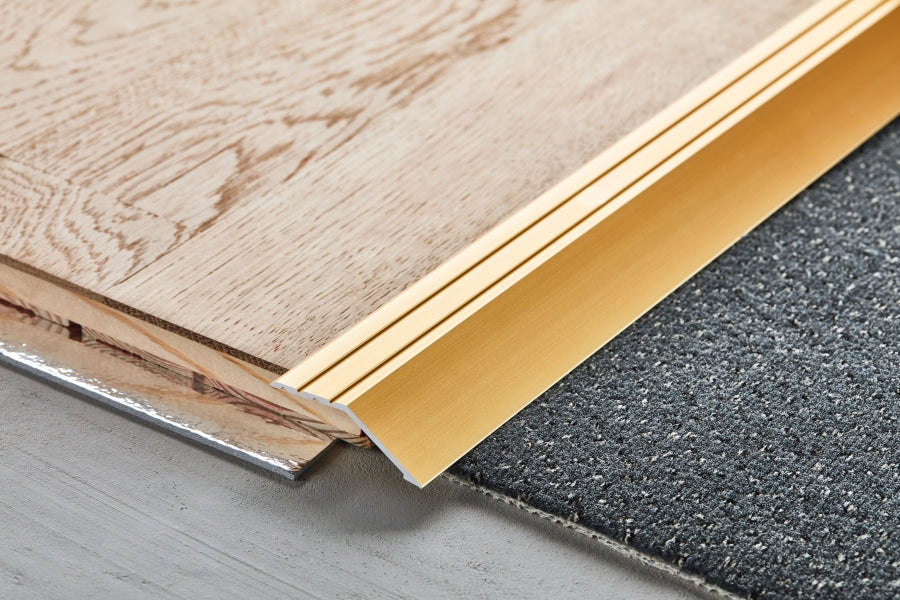 Aluminium Ramp Door Threshold Strip 900 MM Length Self-Adhesive Anodised Door Floor Bar Edge Trim IP11/S