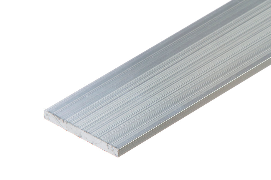 1m / 39.37" Length – Natural Aluminium Flat Bar Plate