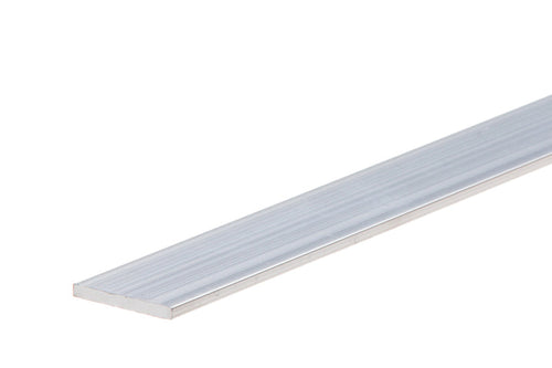 1m / 39.37" Length – Natural Aluminium Flat Bar Plate