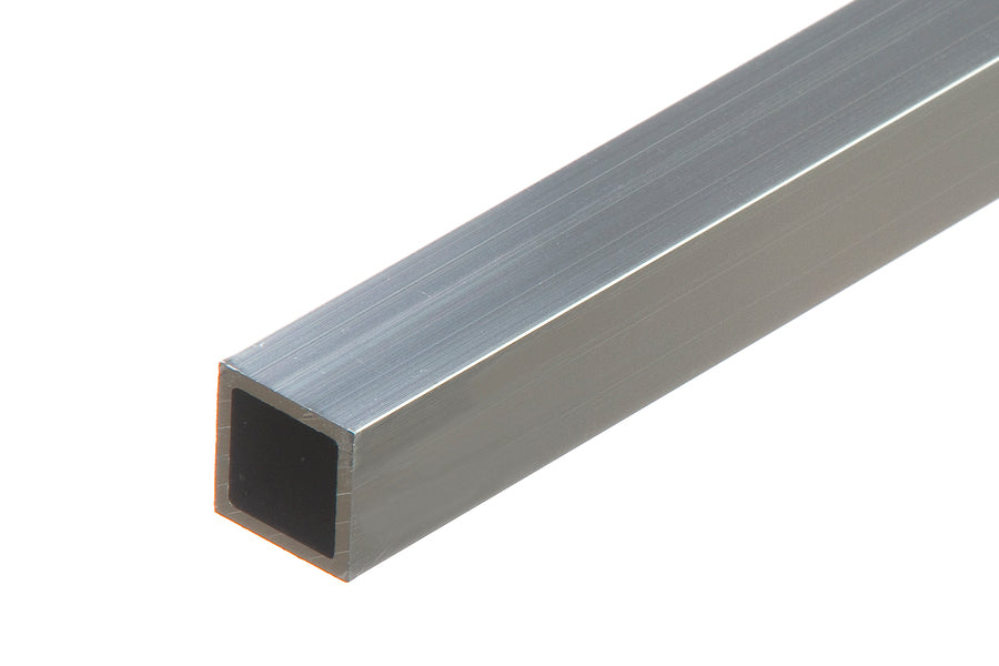 Natural Aluminium Square Tube Box Section 1 M Length