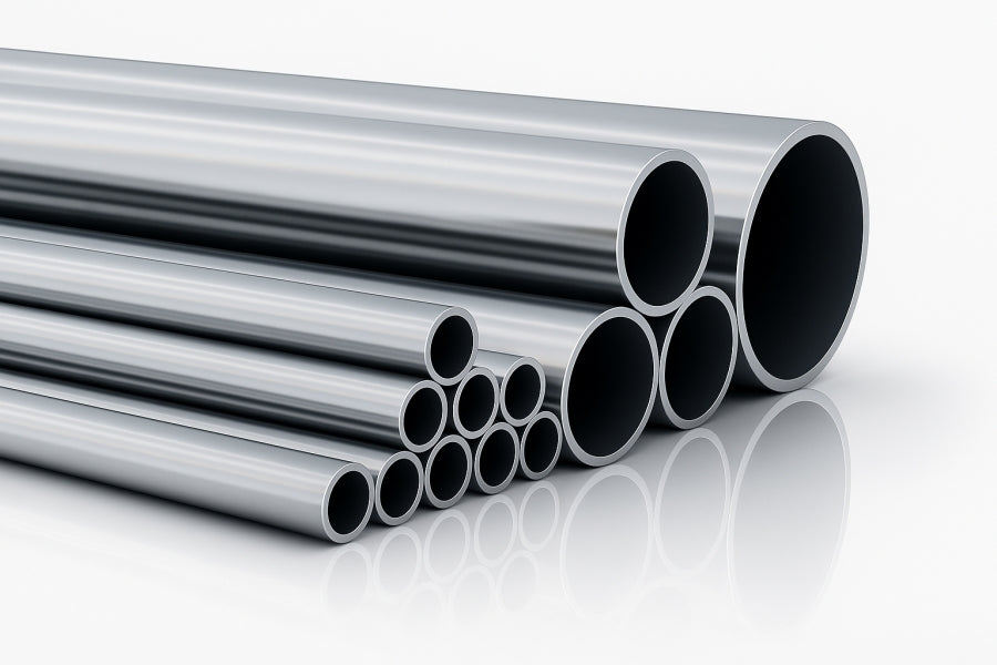 Natural Aluminium Round Tube Pipe 1 M / 39.37" Length