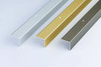 Aluminium Stair Nosing 30 MM x 30 MM x 0.9 M Length Anodised Grooved Anti-Slip