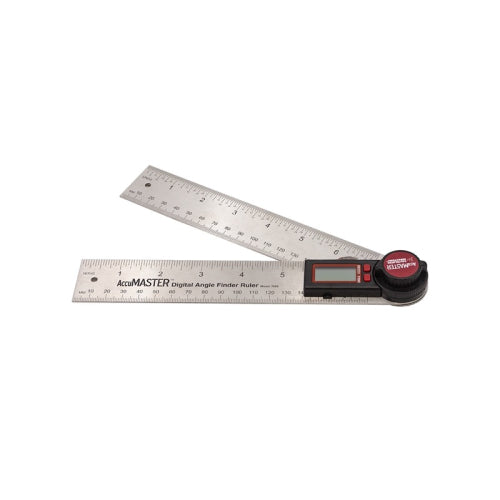 FHC AccuMASTER™ Digital Protractor Angle Finder And Ruler 7" Stainless Steel Blade - AM7455