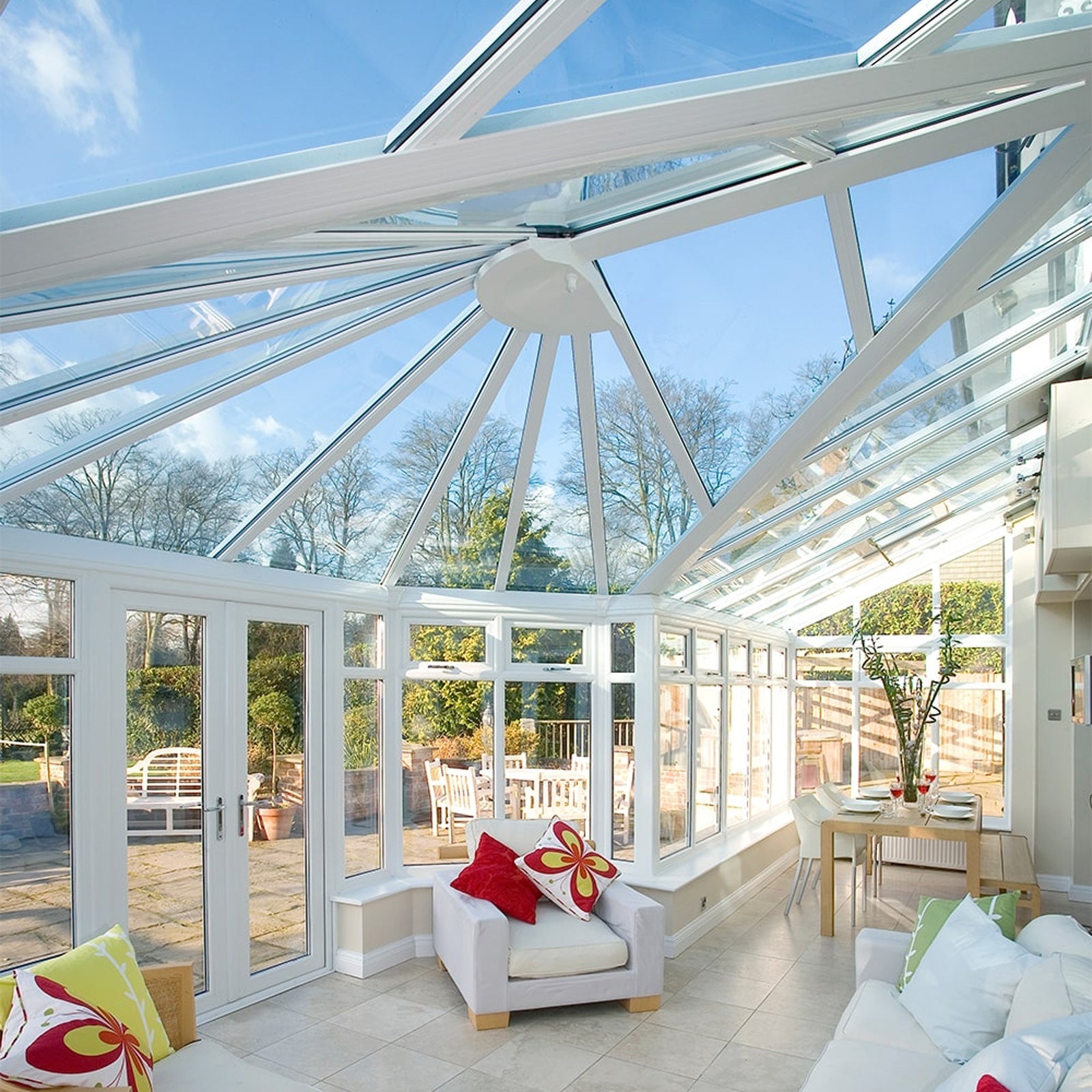 Ambi-Blue/Low-E Triple-Glazed Toughened Glass Unit (0.7u)