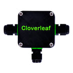 Cloverleaf 2-Way Junction Box Outdoor Cable Connector