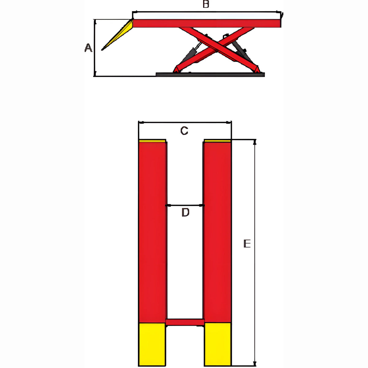 AMGO AX-12 12,000 lbs Scissor Lift