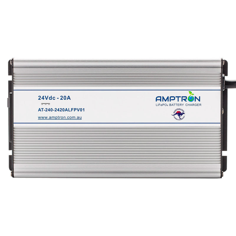 Portable Power Station | Eco Flow | AC-DC 24V 20A Lithium LiFePO4 Battery Charger
