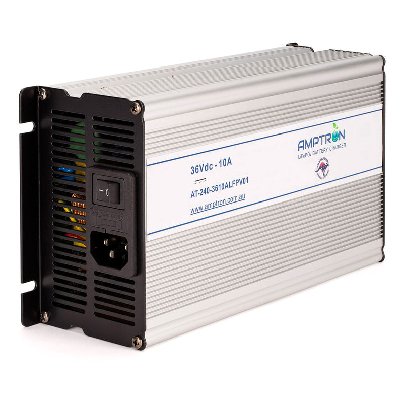 Portable Power Station | Eco Flow | AC-DC 36V 10A Lithium LiFePO4 Battery Charger c/w battery wakeup feature