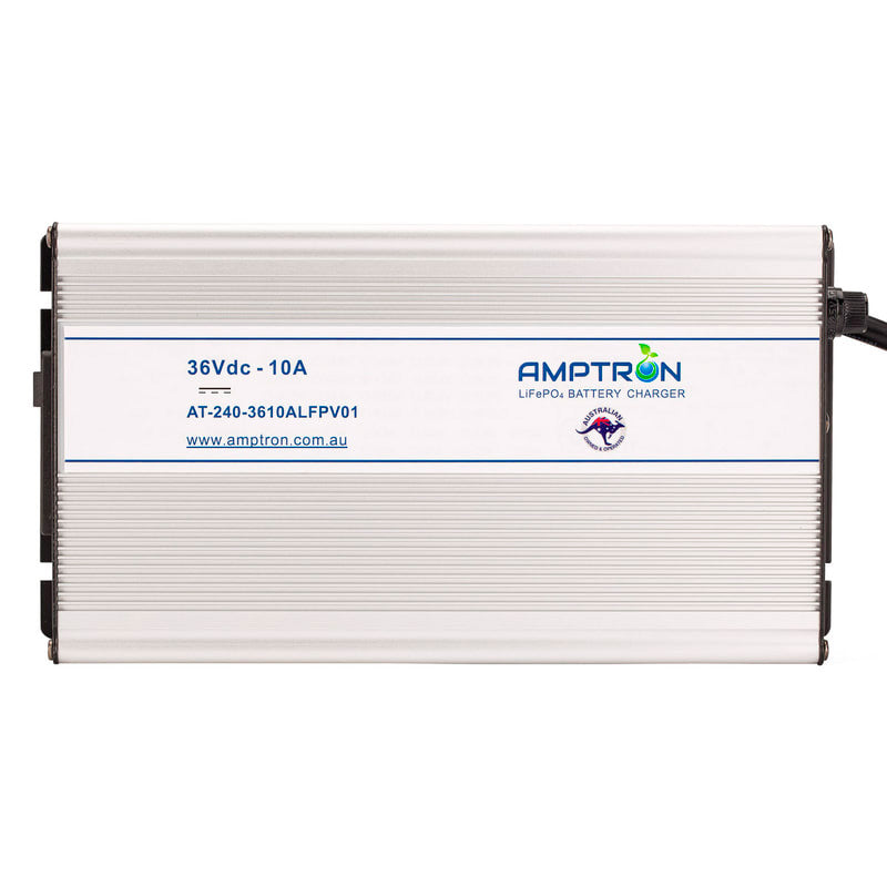Portable Power Station | Eco Flow | AC-DC 36V 10A Lithium LiFePO4 Battery Charger c/w battery wakeup feature