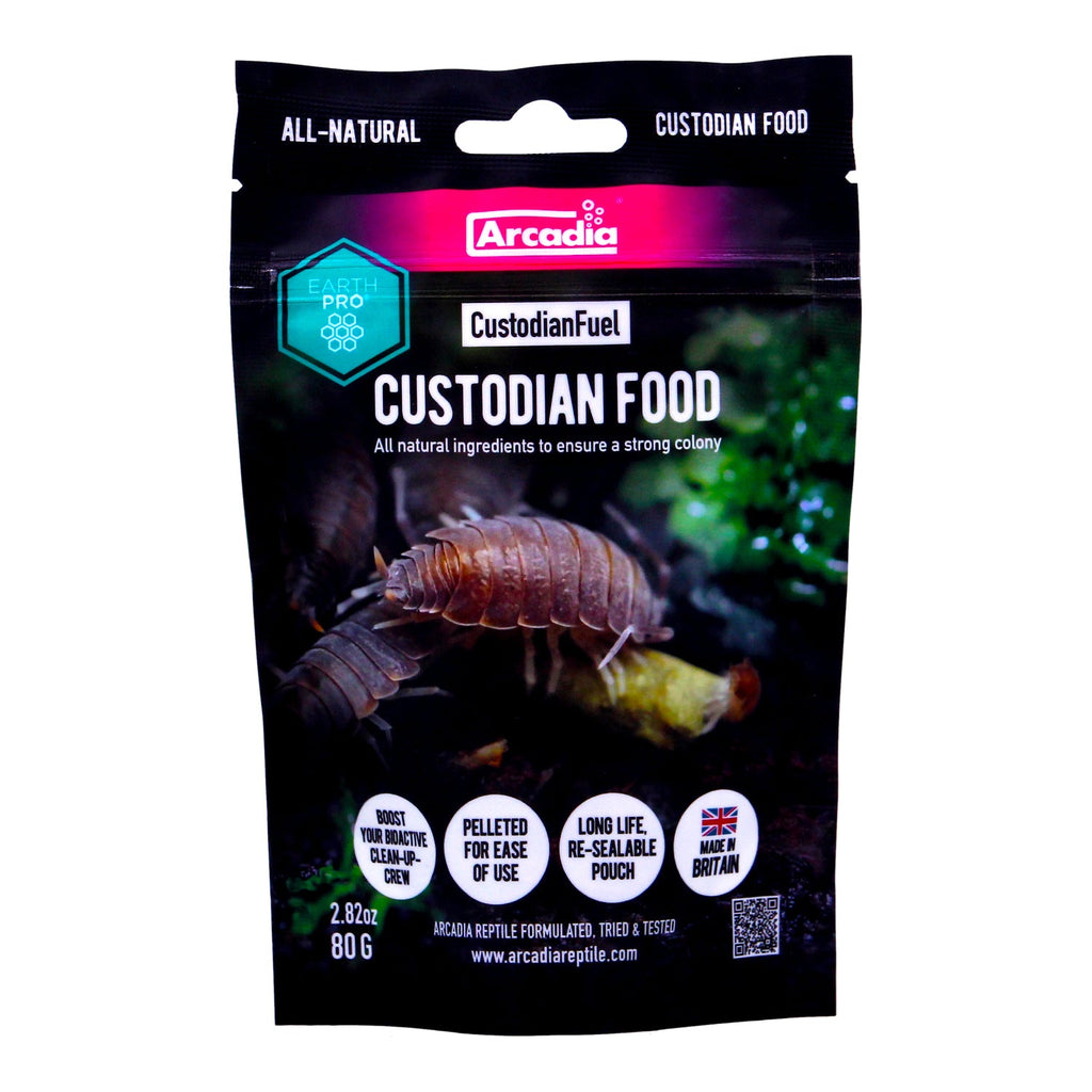 Arcadia EarthPro Custodian Fuel 80g Springtail & Isopod Food