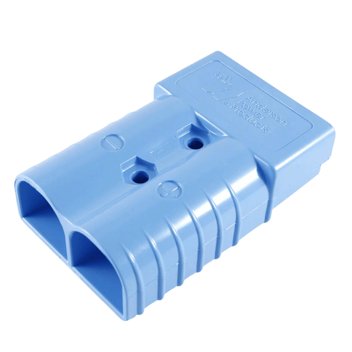 Genuine 50A Blue Anderson Plug Connector with 6AWG Contacts