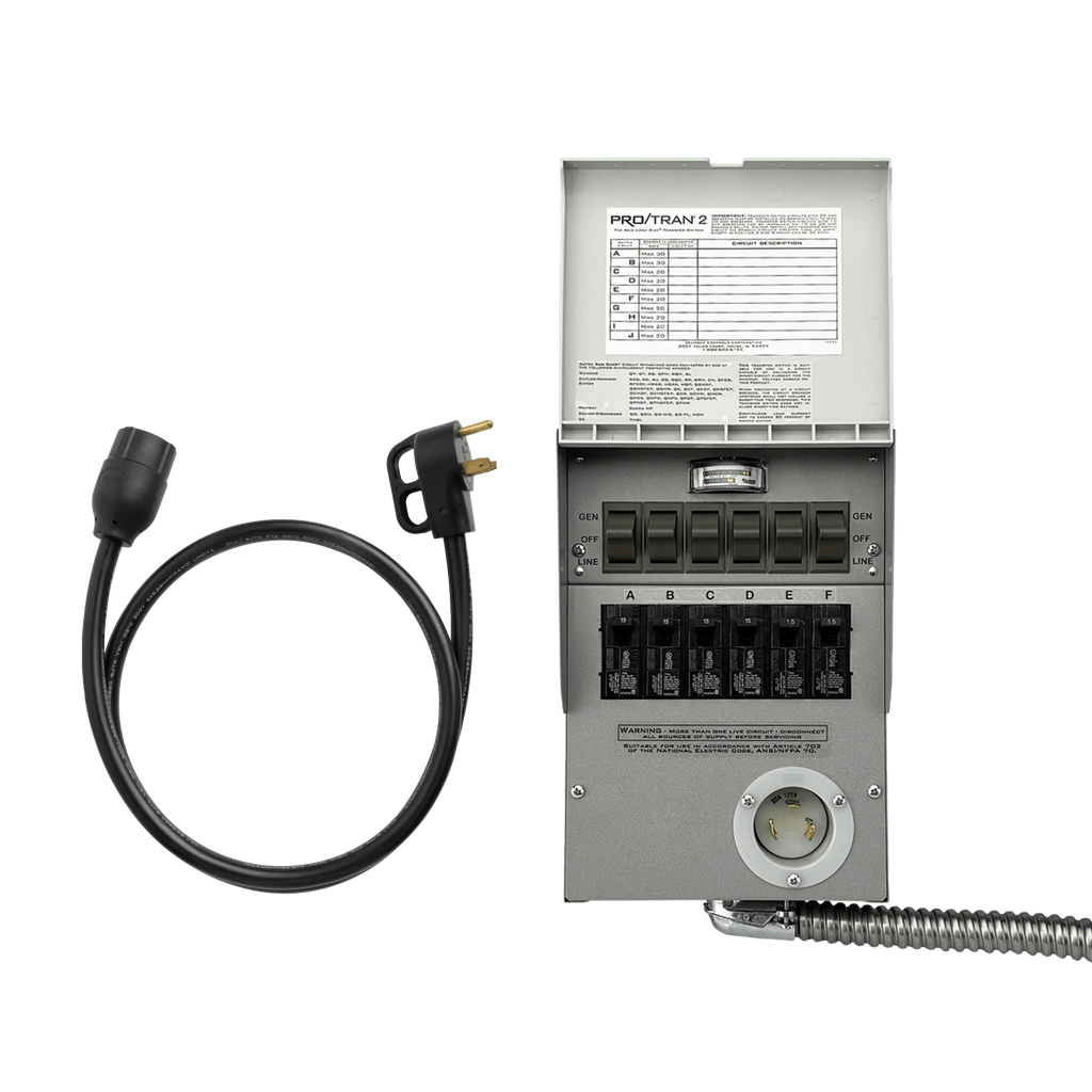 Anker SOLIX 120V Transfer Switch (30A Transfer Switch + Cable)