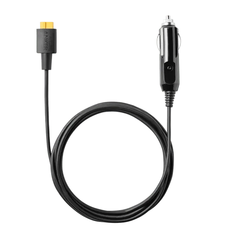 Anker SOLIX Car Charging Cable (Male Car Outlet to Female XT60)