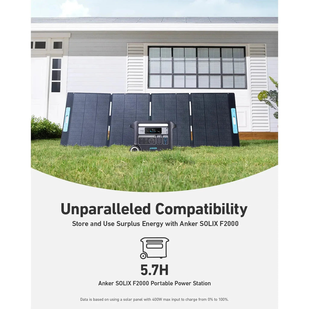 Anker SOLIX PS400 400W Portable Monocrystalline Solar Panel