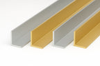 Anodised Aluminium Extruded Angle Corner 1 M / 39.37" Length Silver & Gold