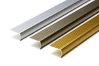 Aluminium Bullnose Stair Nosing 50mm x 30mm x 118cm Length Curved Step Edge Trim Silver Gold Champagne -  SN BL50
