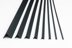 1m & 2.48m Length – Anthracite PVC Corner Angle Trim 90° Plastic Equal & Unequal RAL 7016 Edge Protector