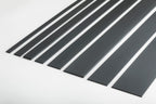 1m & 2.5m Length – PVC Plastic Flat Bar Black White Anthracite Strip TW