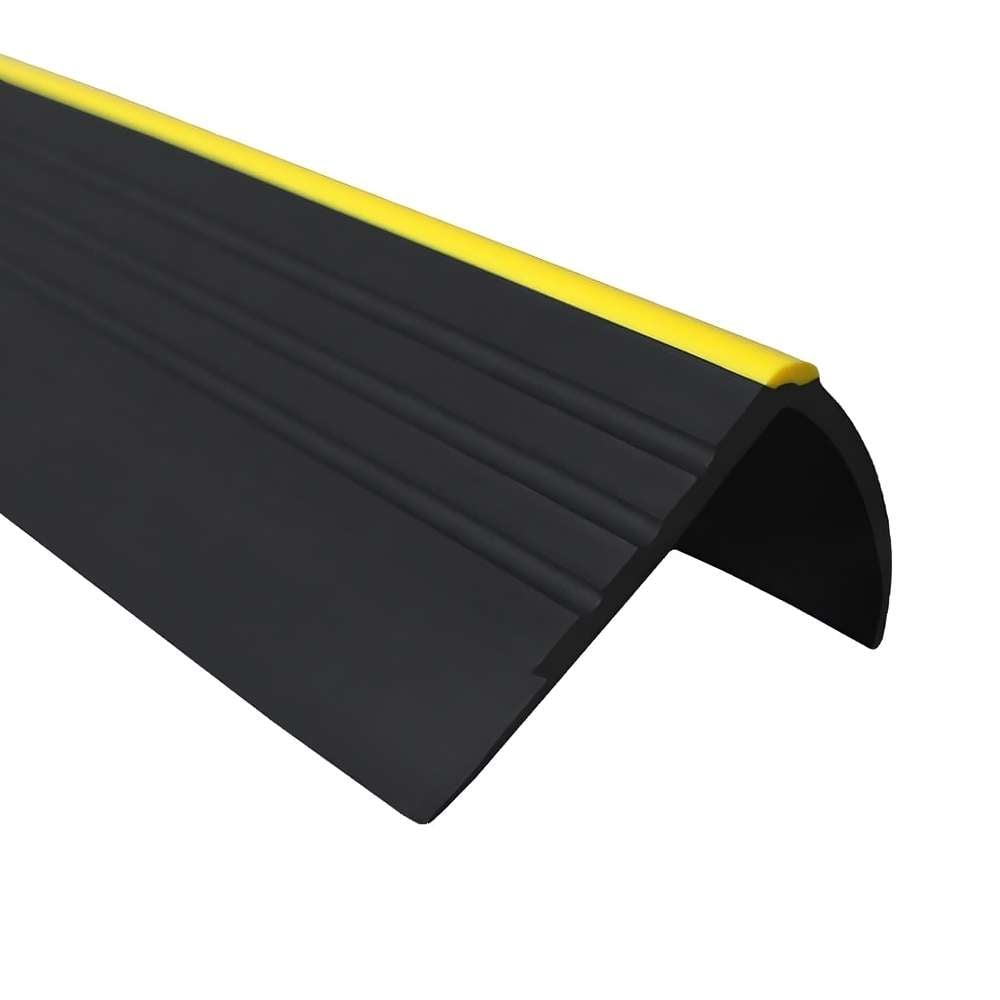 Flexible Non-Slip Stair Nosing, 40x40mm Warning 730-RD-O