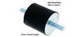 AV Anti-Vibration Mount – 50mm x 50mm Male/Male Rubber Mount (124kg Load)