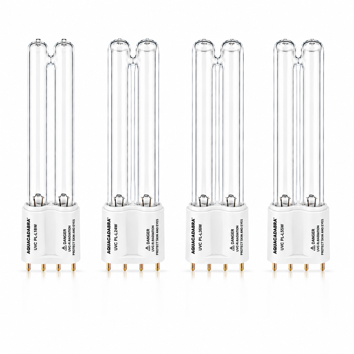 Aquacadabra Vanquish PLL UV Replacement Bulb 18W 24W 36W 55W 4 Pin Pond UV