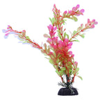 Multicoloured Plastic Aquarium Decoration Plants 10cm (Pack of 6)