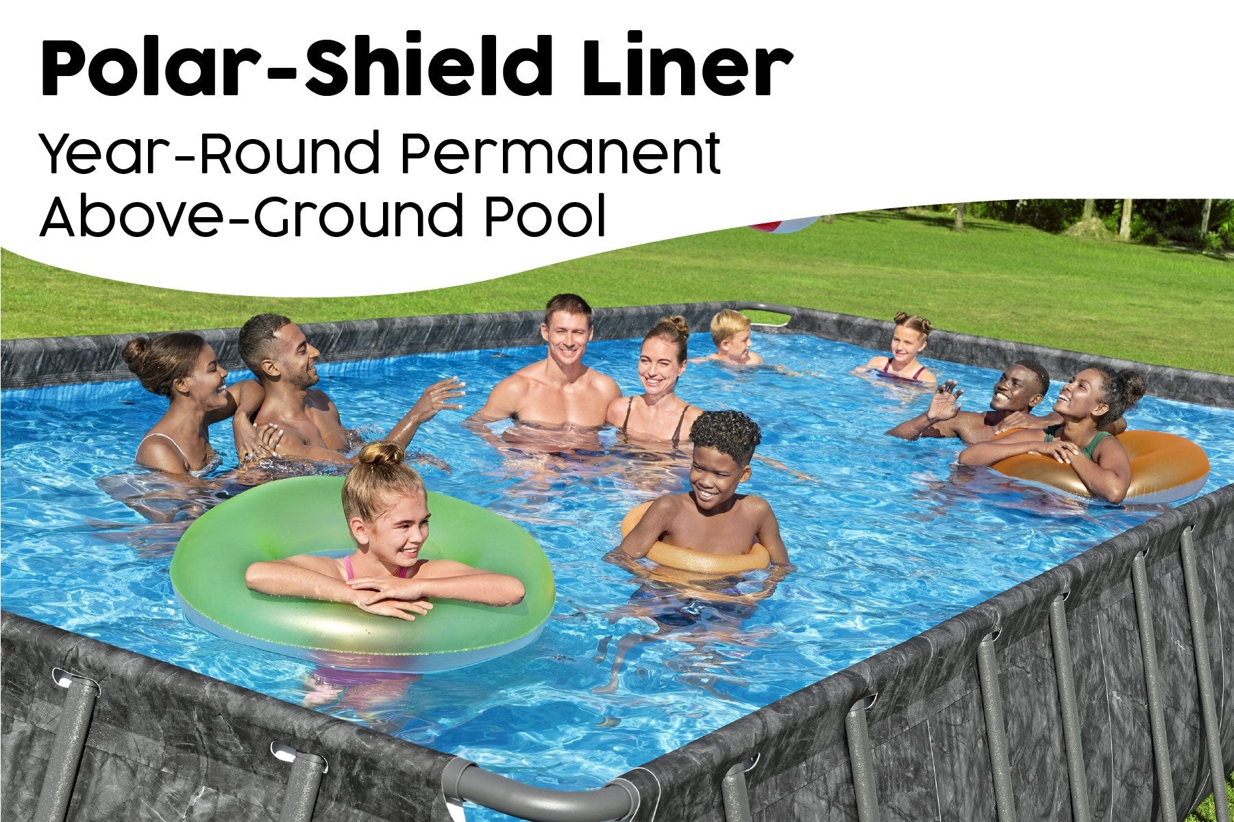 24' APX 365 Rectangular Pool Set